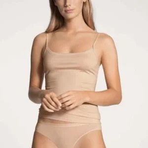 CALIDA Natural Comfort Unterhemd, Spaghetti-Träger, Für Damen 160 ROSE TEINT 15