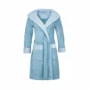 Großhandel ⌛ ESPRIT Bademantel Damen Kapuze Day Sky Blue – 447 Blau 🛒 13