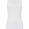 Bestpreis ❤️ HANRO Ultralight Top, Breite Träger, U-Ausschnitt, Für Damen 0101 WHITE 👍 28