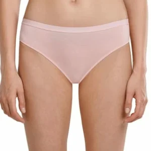 Auslauf 💯 SCHIESSER Damen Slip – Brazil-Slip, Modal And Lace, Jersey Mit Spitze, Einfarbig Rosa ❤️ 9