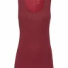 Schlussverkauf 👏 SCHIESSER Personal Fit Unterhemd, U-Ausschnitt, Für Damen 502 BORDEAUX 🤩 14