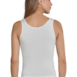 SCHIESSER Seamless Light Unterhemd, V-Ausschnitt, Für Damen 100 WEISS 15