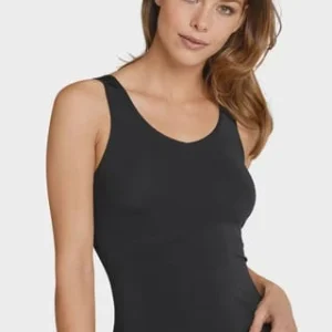 SCHIESSER Seamless Light Unterhemd, V-Ausschnitt, Für Damen C0 000 SCHWARZ 12