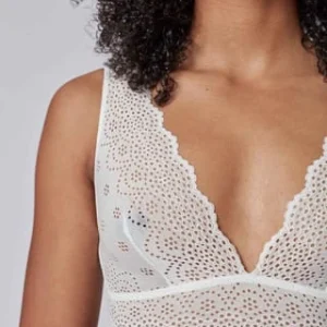 SKINY® Every Day In Bamboo Lace Bralette, Lochspitze, Breite Träger, Für Damen 7608 IVORY 18