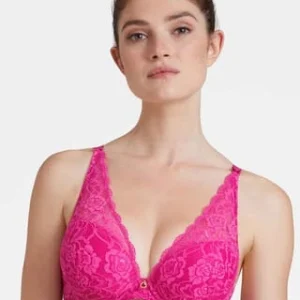 Aubade Damen Schal Push-Up BH Rosessence Fuchsia 10