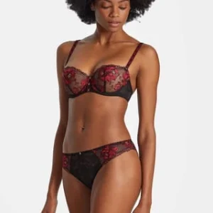 Aubade Ic Melodie DÉTÉ Balconette-BH, Spitze, Für Damen BCHE – BLACK CHERR 13