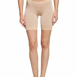 Am billigsten ⭐ SCHIESSER Damen Longshorts – Shapewear, Pants, Unterhose, Seamless Light, Basic Beige 🎁 7