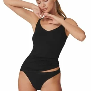 Bestpreis 😍 SCHIESSER String, Single Jersey, Für Damen Schwarz 👏 8