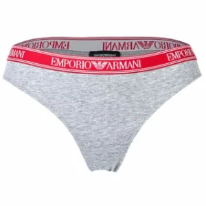 Angebote 🤩 EMPORIO ARMANI Damen Brazilian Briefs, 2er Pack – Slips, Stretch Cotton, Einfarbig Grau 🤩 10