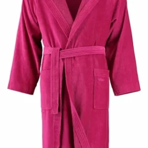 Blitzangebot 🔔 VOSSEN® Bademantel Unisex Kurzmantel Mit Kapuze Texas Cranberry – 377 Rosa ⭐ 9