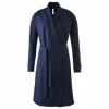 Auslauf 🎁 Damen Reise-Kimono, Länge 100cm Taubert Spa Navy 🎉 16