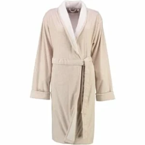 Bestes Angebot 😉 ESPRIT Bademantel Damen Schalkragen Eve Ecru Beige 💯 10