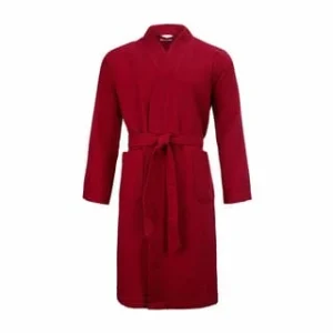 Beste Bewertungen von ⭐ MÖVE Bademantel Unisex Kimono Homewear Ruby – 075 Rot 🔔 19