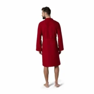 Beste Bewertungen von ⭐ MÖVE Bademantel Unisex Kimono Homewear Ruby – 075 Rot 🔔 33