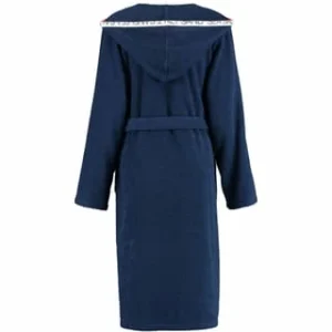 Am billigsten 🛒 Cawö Bademantel Damen Reißverschluss Mit Kapuze Sea Salt Sand 3102 Navy – 133 Blau 💯 8