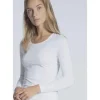 CALIDA Natural Comfort Unterhemd, Single-Jersey, Unifarben, Für Damen 001 WEISS 25