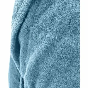 Beste Bewertungen von 💯 Normani® Unisex Baumwoll-Bademantel 450 G/m² Flee Hellblau 😍 16