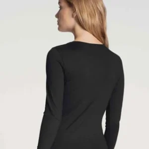 CALIDA Natural Comfort Unterhemd, Single-Jersey, Für Damen 992 SCHWARZ 14