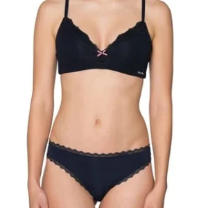 ESPRIT Feminine Micro String, Spitze, Für Damen E400 NAVY 15